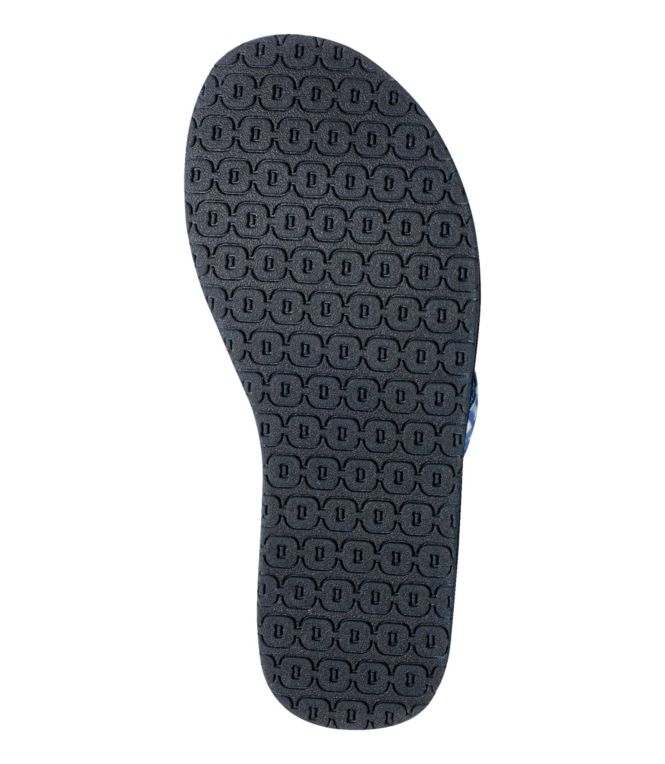 Women's Maine Isle Flip-Flops, Woven Print