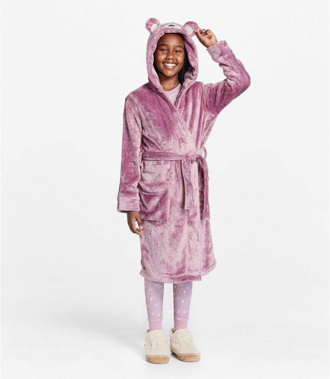 Kids' Cozy Animal Robe, Hooded