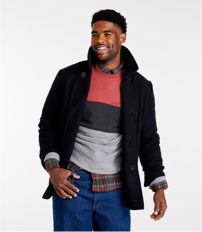 Men's L.L.Bean Wool Peacoat
