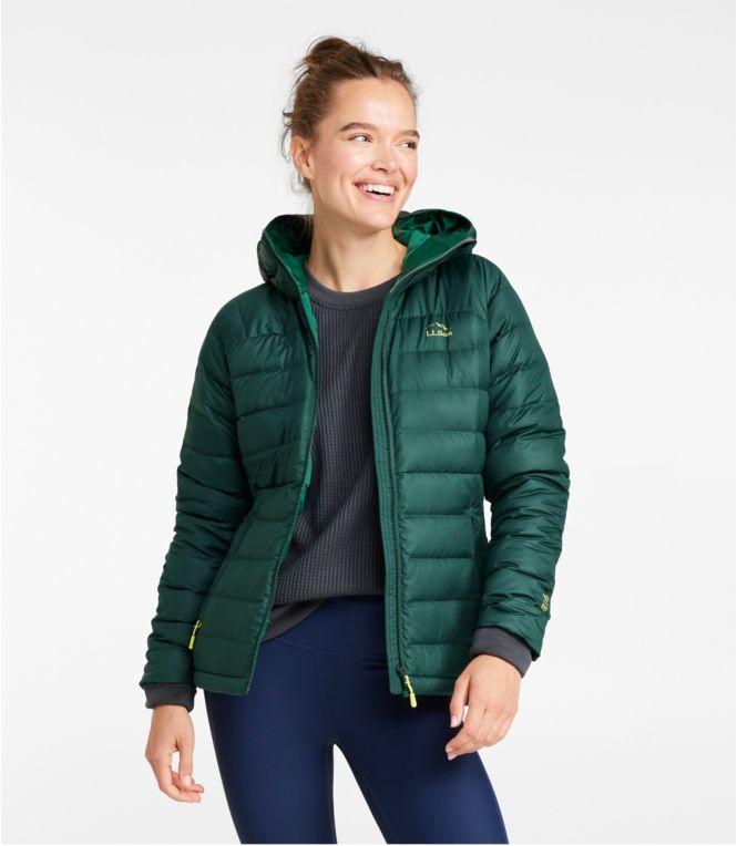 Women's Bean's Down Hooded Jacket