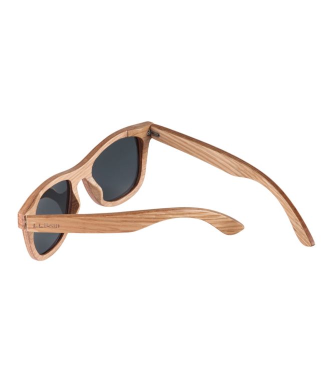 L.L.Bean Northwoods Polarized Wooden Sunglasses