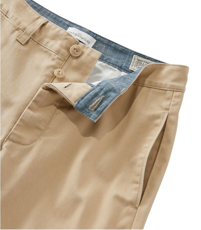 Women's Signature Boyfriend Chinos, Mid-Rise Patchwork