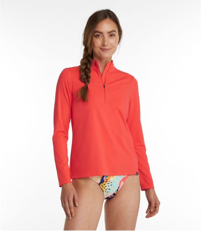 Women's SunSmart® UPF 50+ Sun Shirt, Quarter-Zip