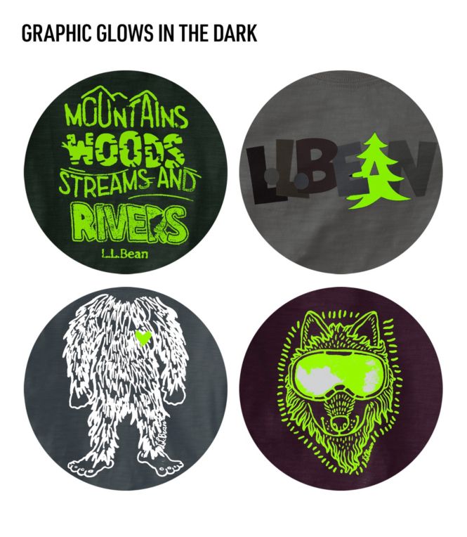 Infants' and Toddlers' Graphic Tee, Long-Sleeve Glow-in-the-Dark