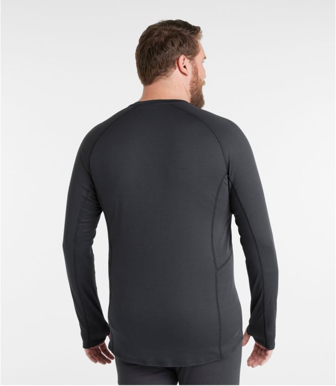 Men's L.L.Bean Midweight Base Layer Crew, Long Sleeve