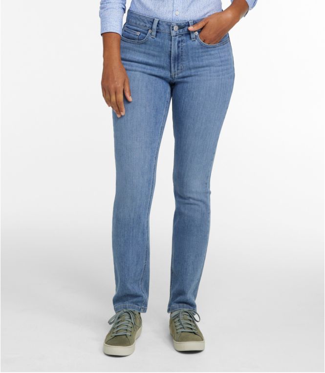 Women's BeanFlex® Jeans, Mid-Rise Straight-Leg