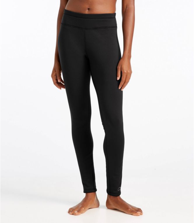 Women's PrimaLoft ThermaStretch Fleece Tights, Mid-Rise