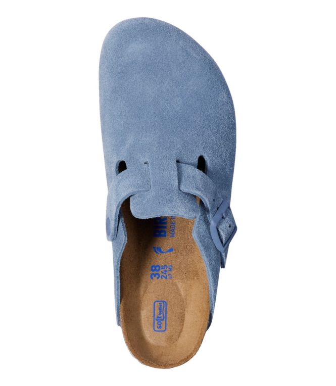 Women's Birkenstock Soft Footbed Boston Clogs, Suede