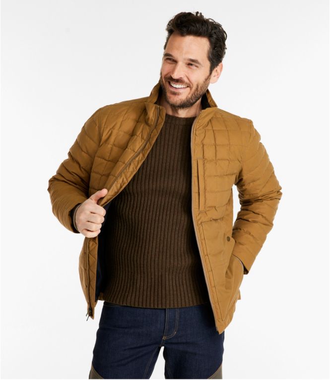 Men's L.L.Bean Upcountry Waxed Cotton Down Sweater