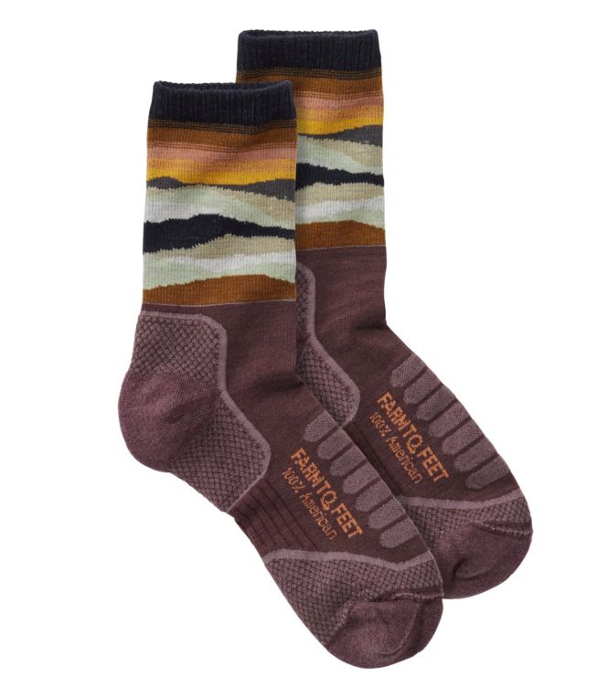Adults' Farm to Feet Max Patch 3/4 Crew Sock, Light Targeted Cushion