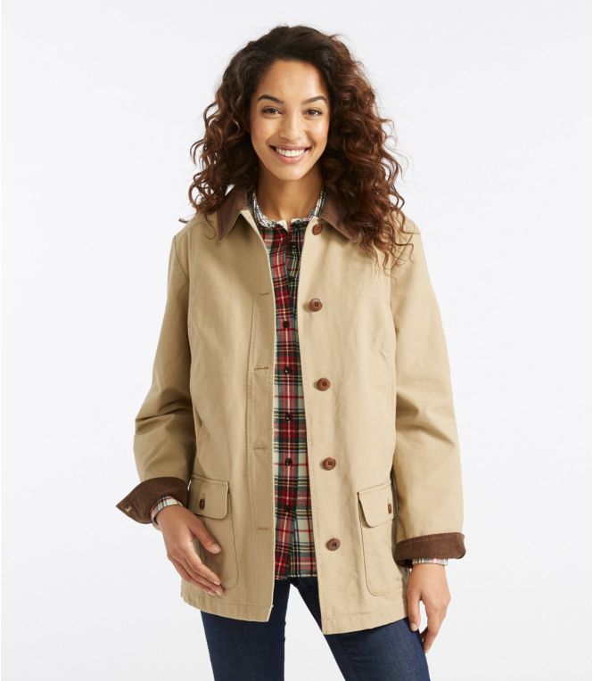 Women's Adirondack Barn Coat, Flannel-Lined