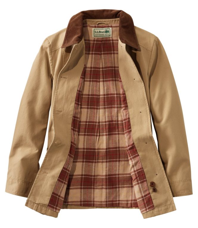 Women's Adirondack Barn Coat, Flannel-Lined