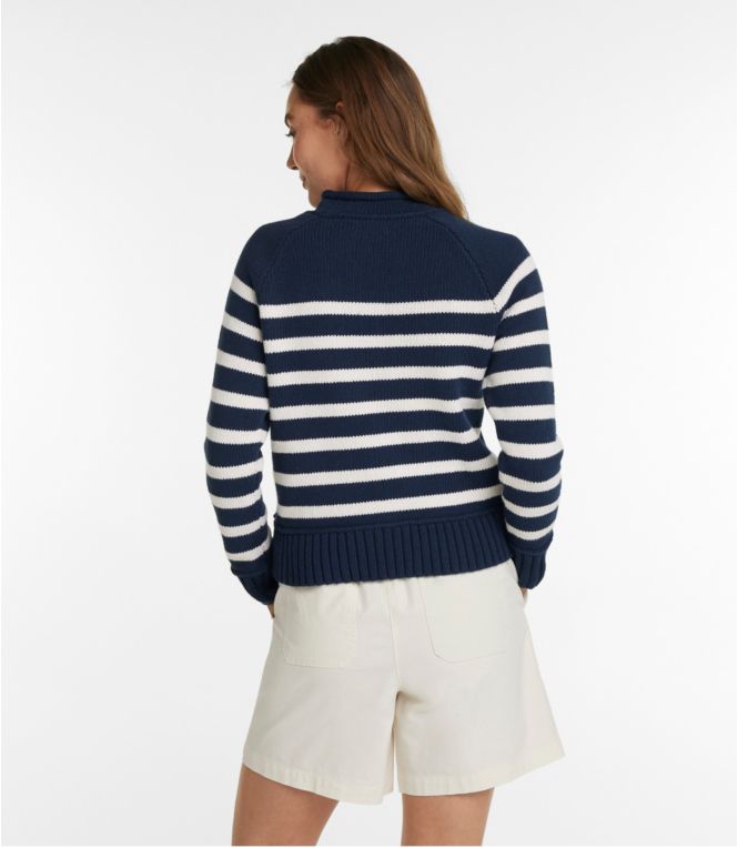 Women's Signature Original Cotton Sweater, Rollneck Novelty