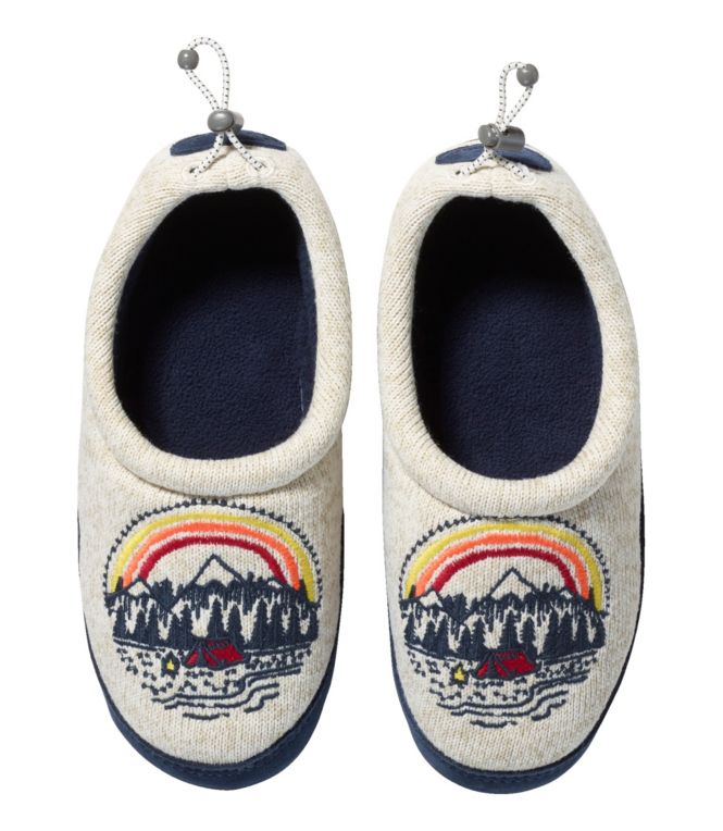 Kids' Sweater Fleece Slippers, Motif