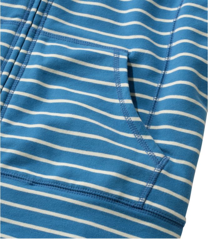 Women's Ultrasoft Sweats, Full-Zip Mock-Neck Jacket Stripe