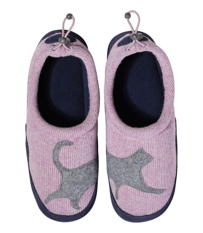 Kids' Sweater Fleece Slippers, Motif