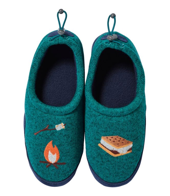 Kids' Sweater Fleece Slippers, Motif