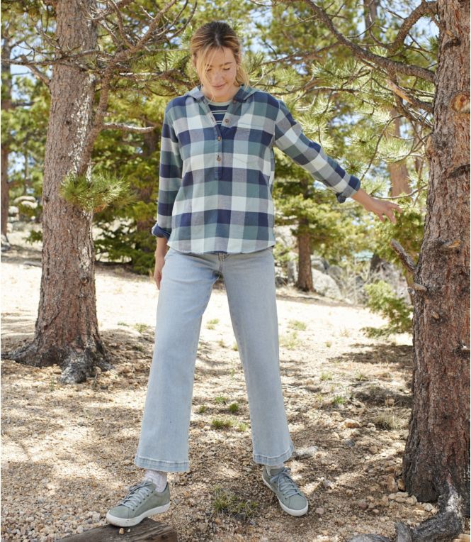 Women's Soft-Brushed Flannel Hoodie