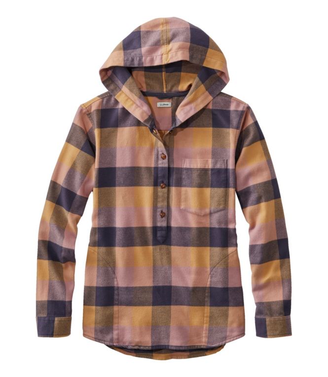 Women's Soft-Brushed Flannel Hoodie