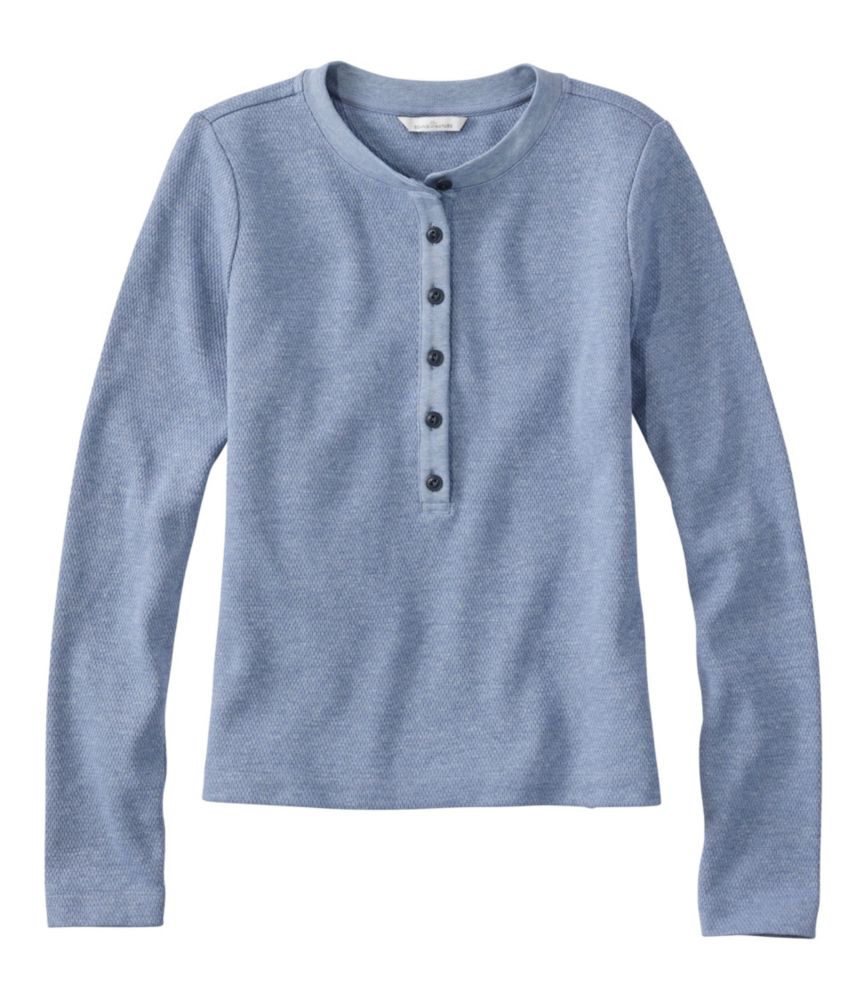 Women's Signature Premium Thermal Tops, Long-Sleeve Henley Shirt