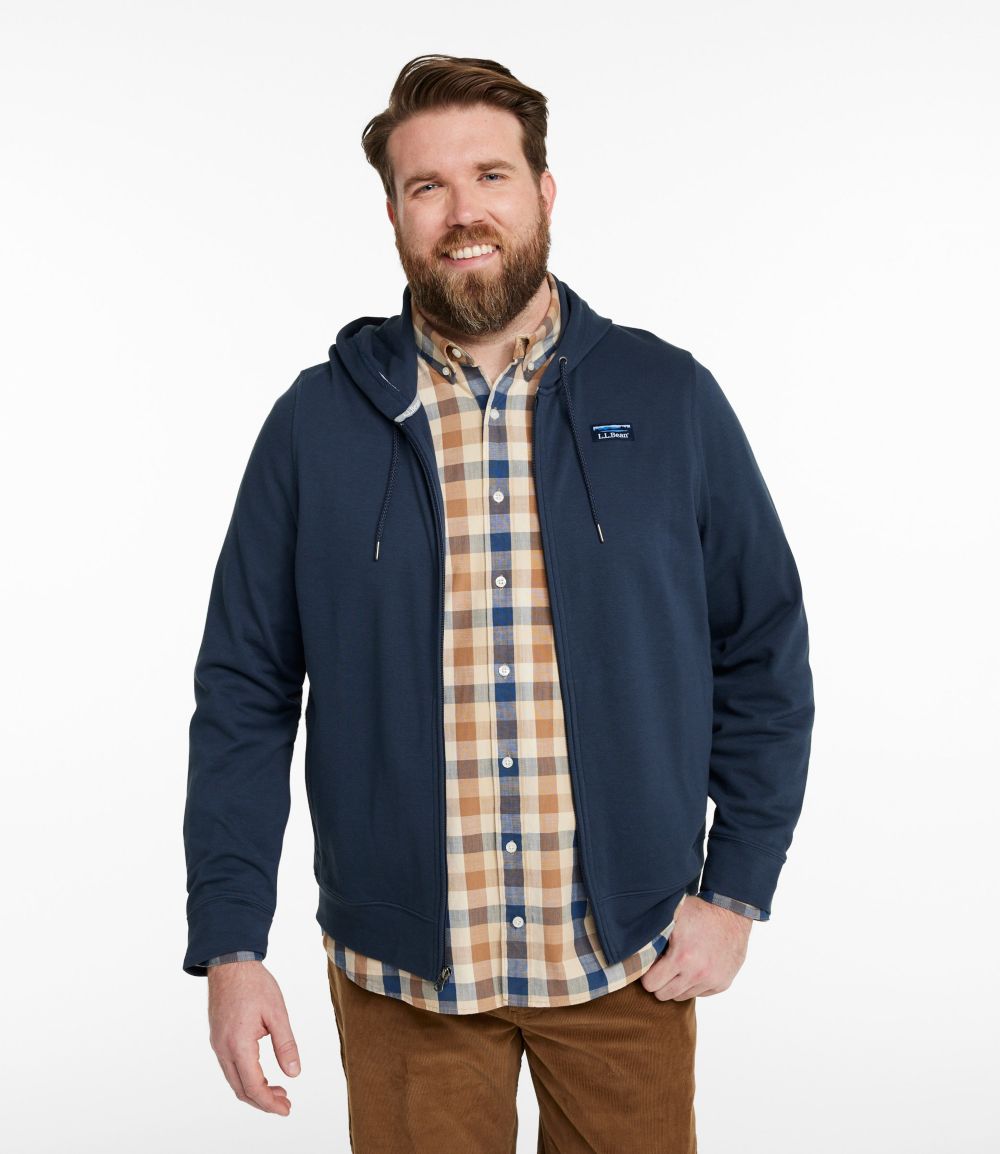 Men's Comfort Stretch Performance® Piqué, Full-Zip Hoodie