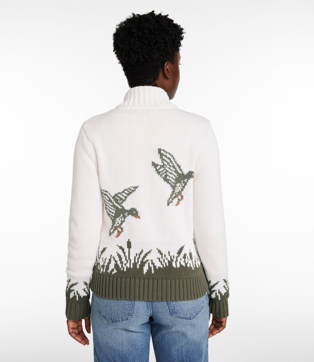 Women's Signature Original Cotton Sweater, Shawl Cardigan Novelty