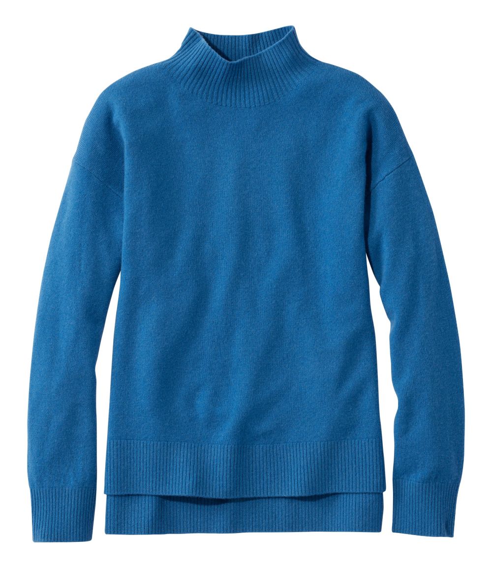 Women's Classic Cashmere Sweater, Relaxed Mockneck