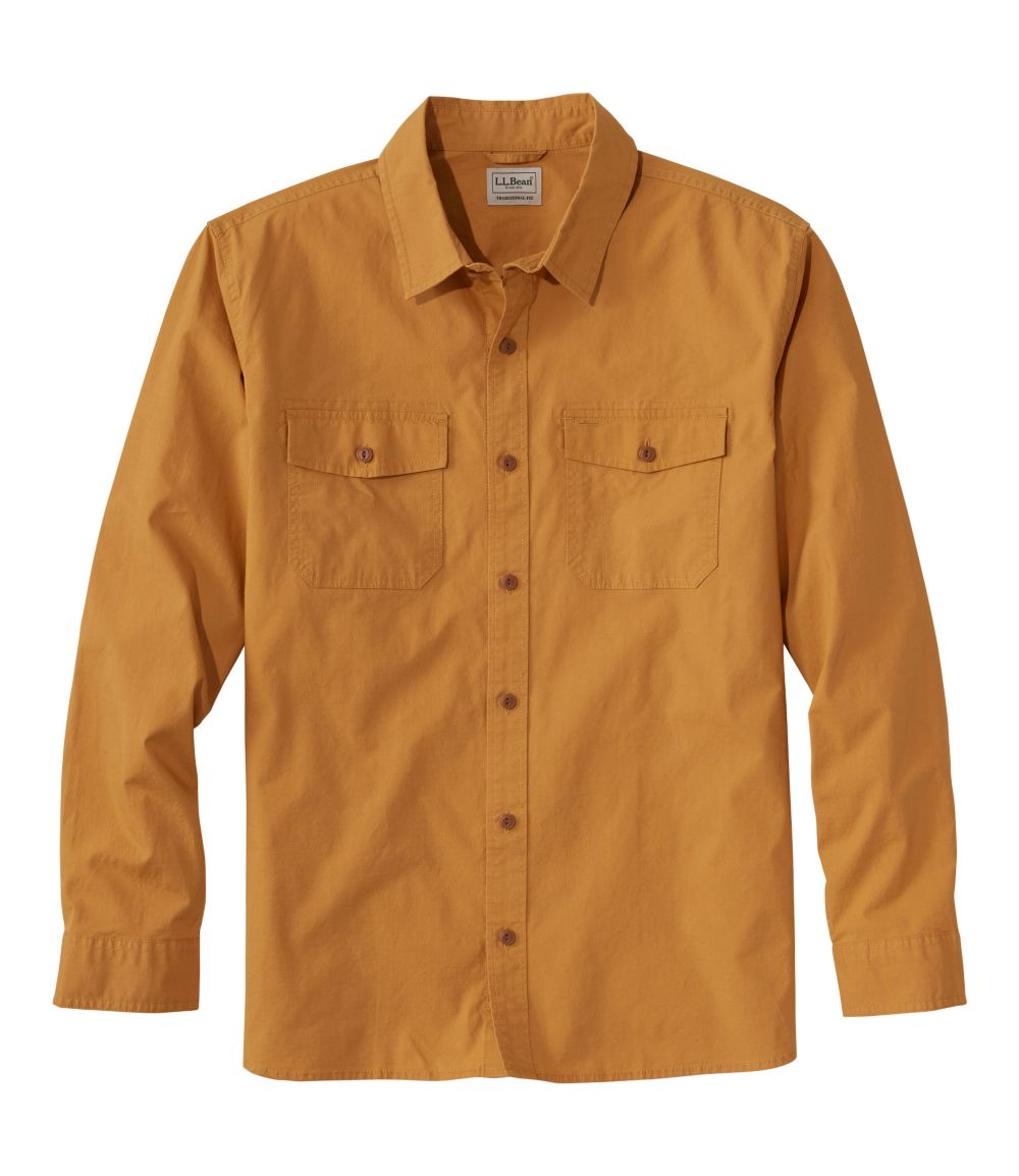 Men's Riverton Ripstop Shirt, Long-Sleeve, Traditional Untucked Fit