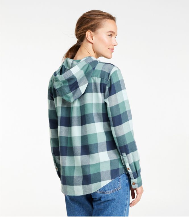 Women's Soft-Brushed Flannel Hoodie