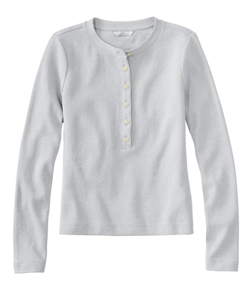 Women's Signature Premium Thermal Tops, Long-Sleeve Henley Shirt
