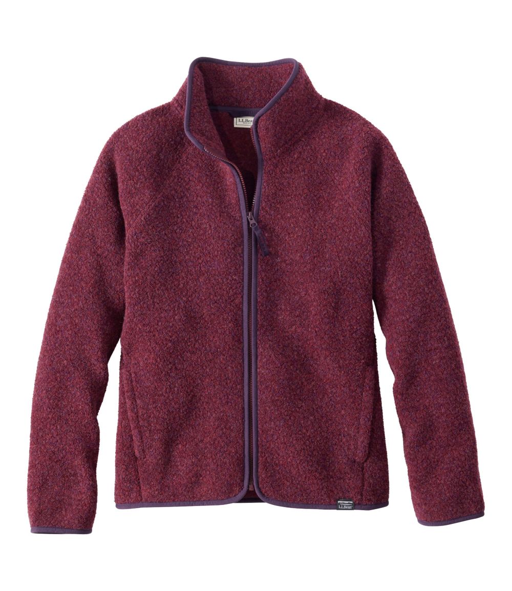 Women's All Season Wool Fleece Full-Zip Jacket