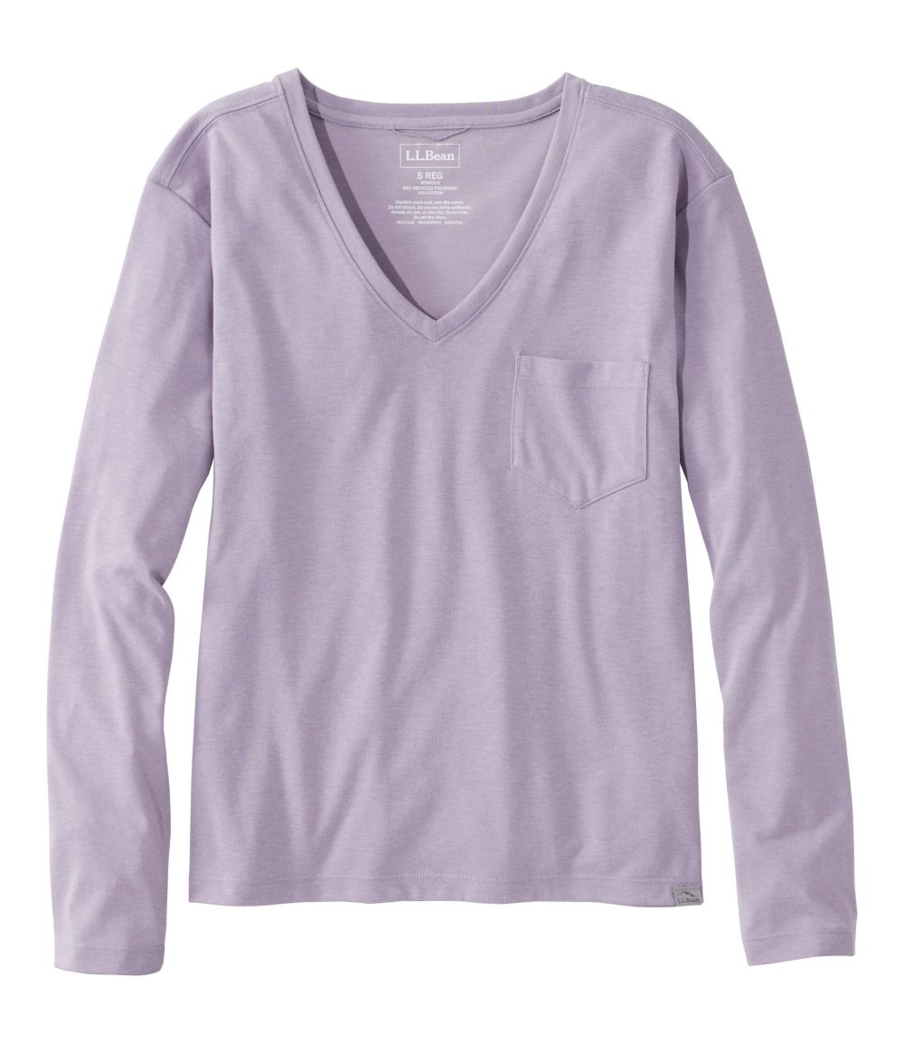 Women's Vista Camp V-Neck Pocket Tee, Long-Sleeve