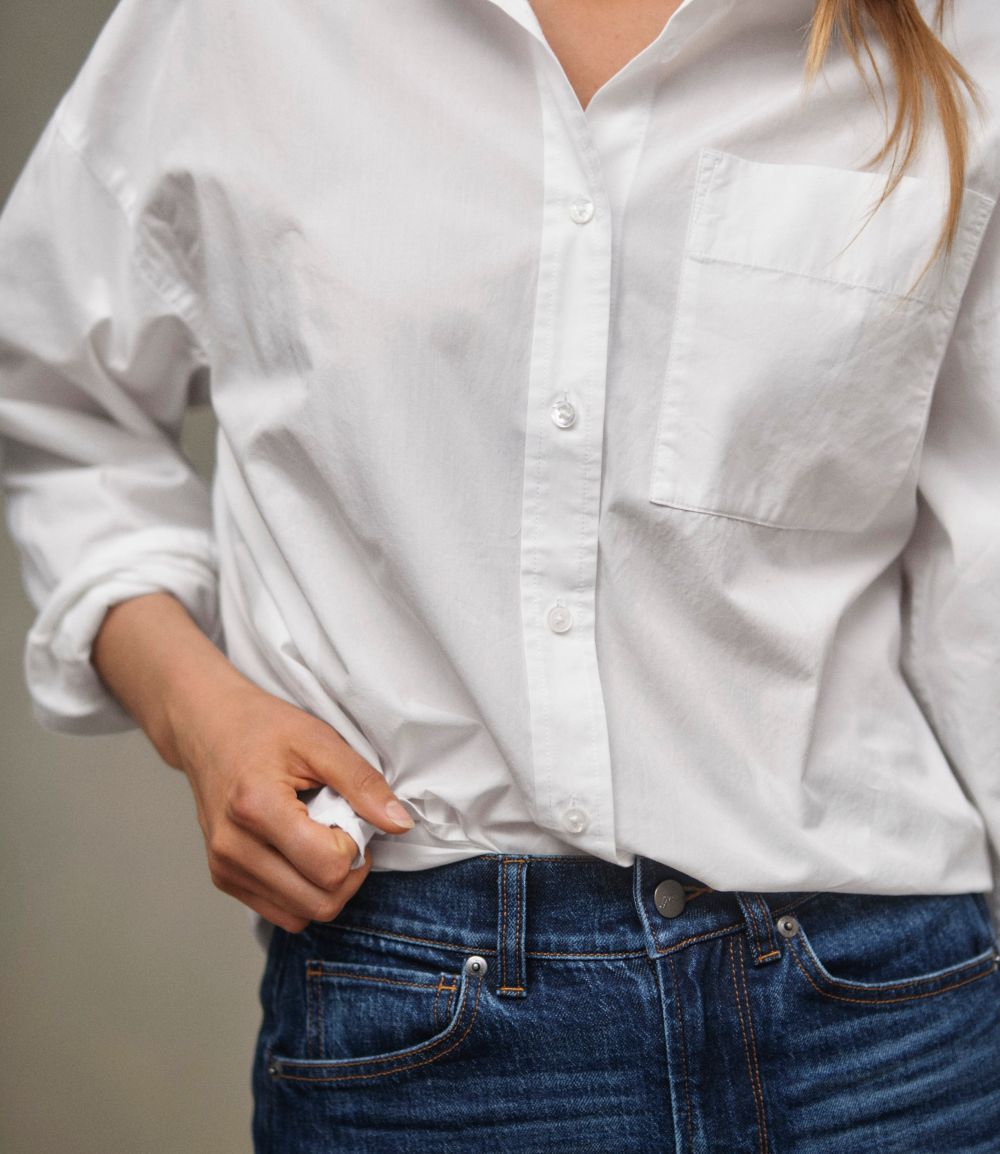 Women's Signature Premium Essential Poplin Shirt, Long-Sleeve