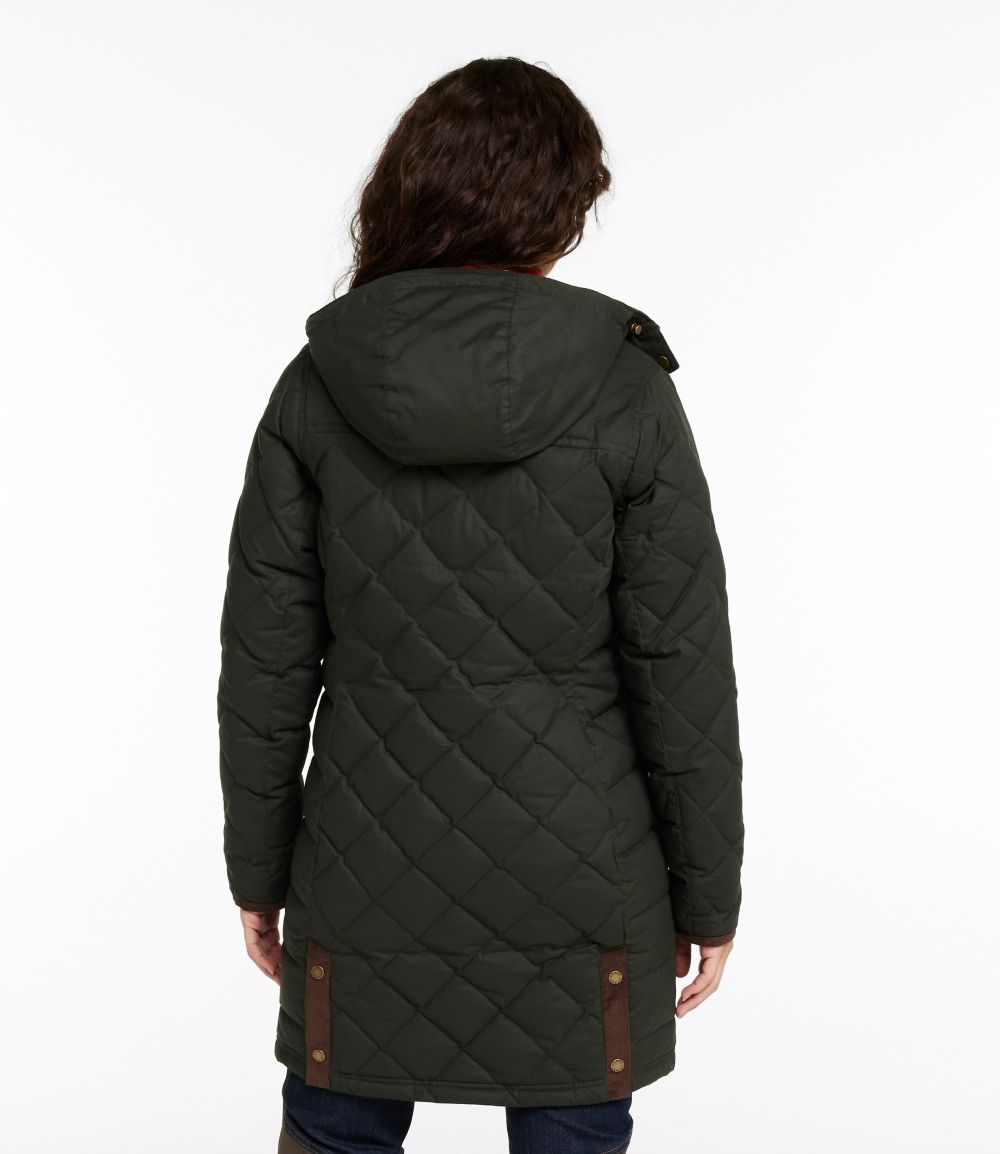Women's Upcountry Waxed Down Hooded Coat