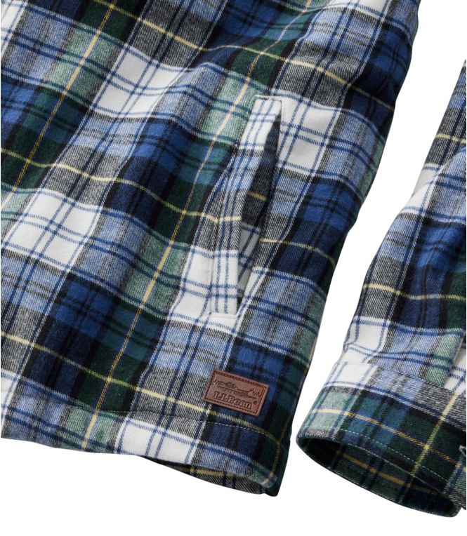 Women's Scotch Plaid Shirt, Sherpa-Lined