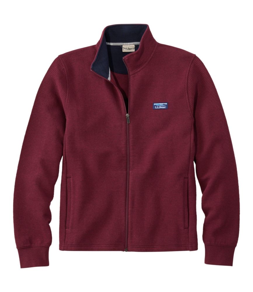 Men's Lakewashed Double-Knit Full-Zip