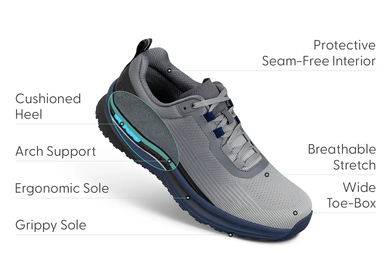 Race - Gray/Navy