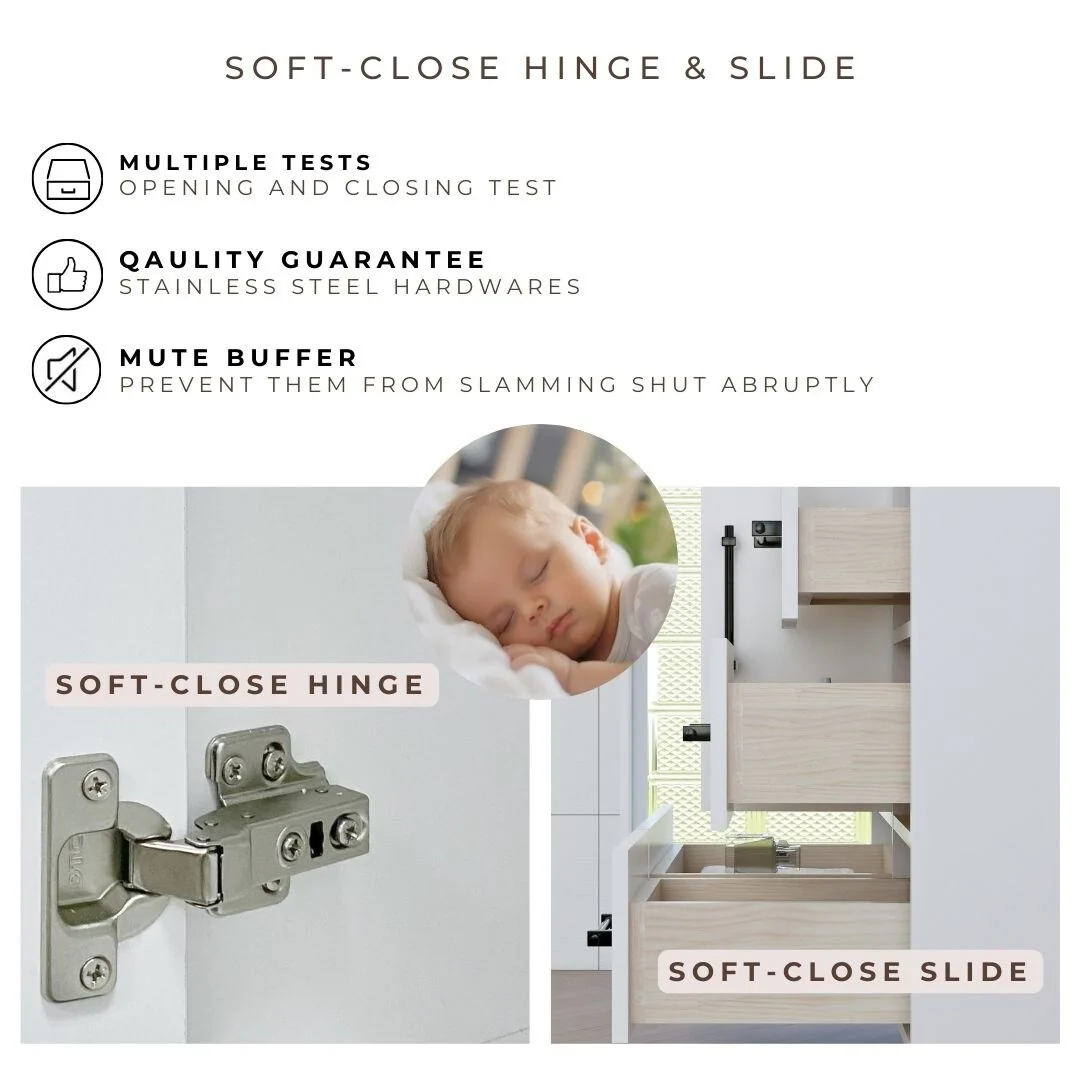 Victoria 60'' Freestanding Vanity with Double Reinforced Acrylic Sink - 59.5