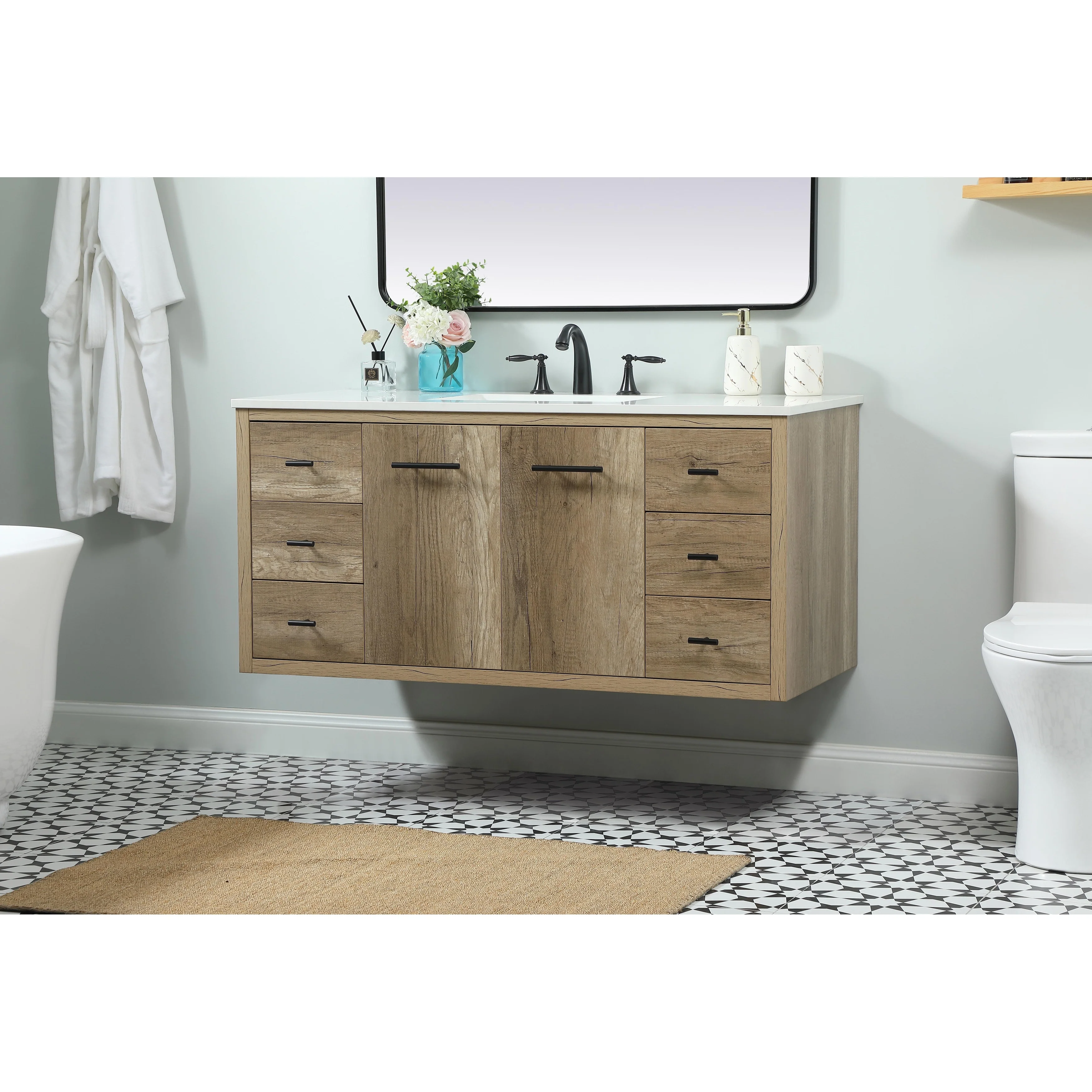 Fern 36 - 48 Inch Single Bathroom Vanity