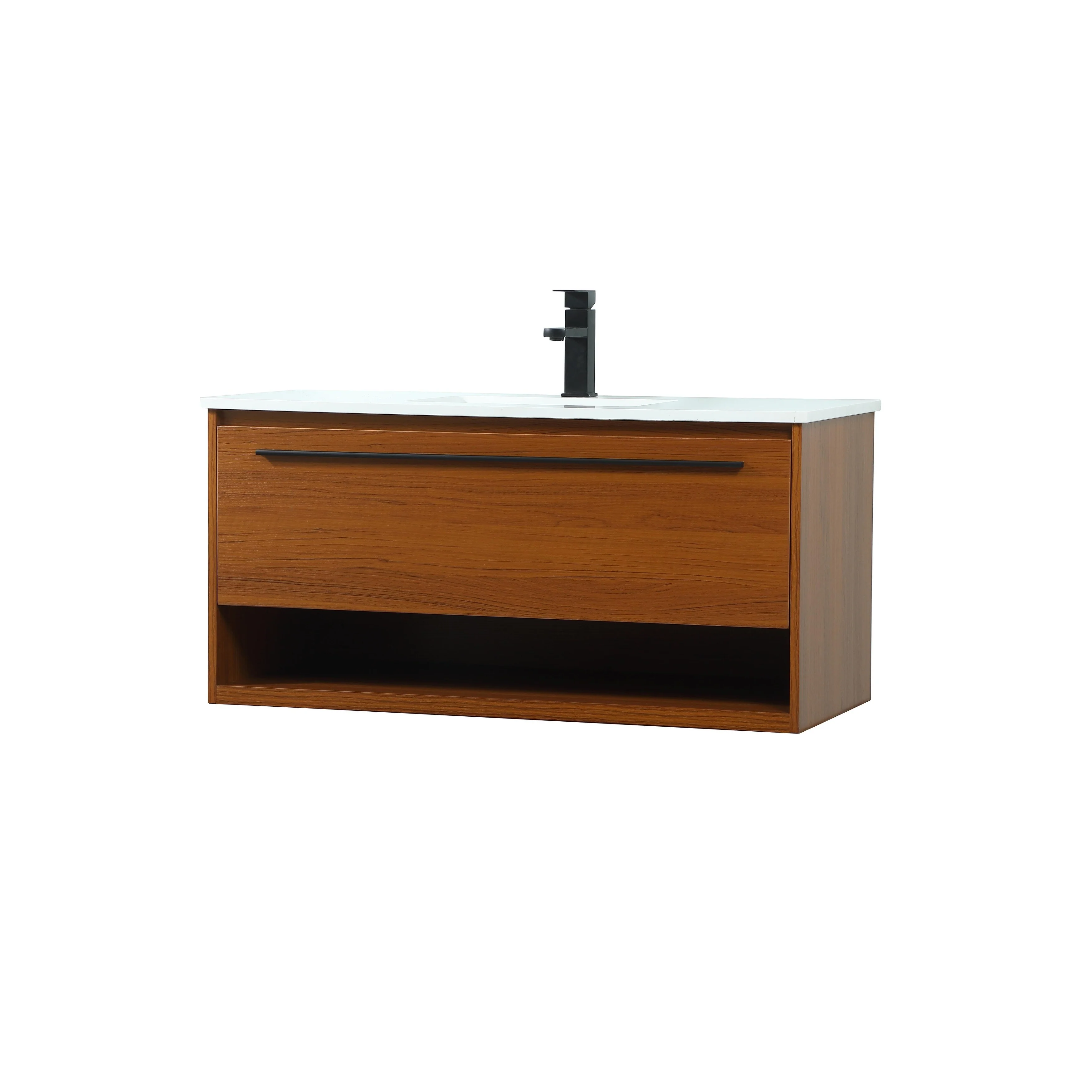 Brush 36 - 48 Inch Single Bathroom Vanity