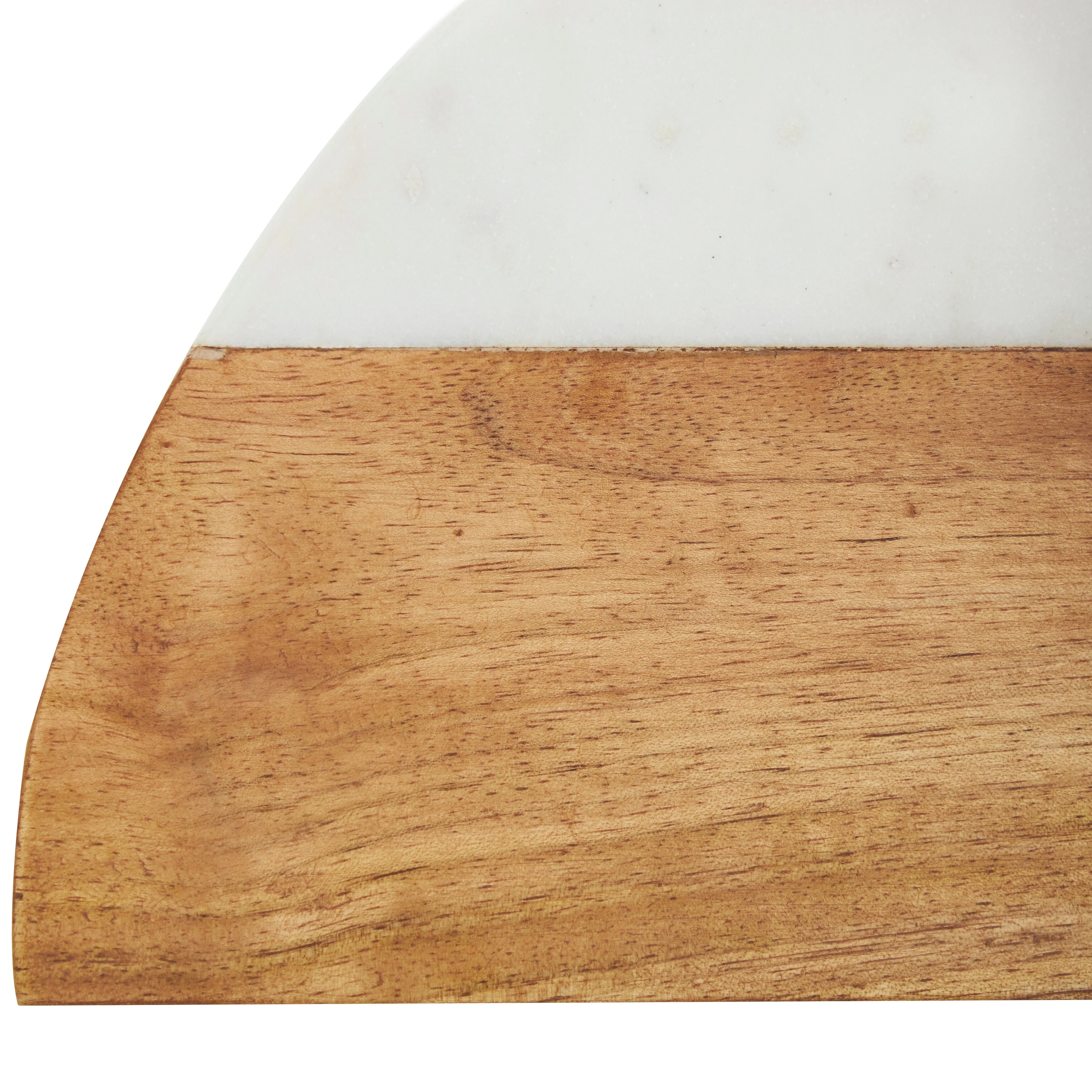 Brown Marble Arched 5 lbs Geometric Decorative Bookends with White Marble Tops (Set of 2)