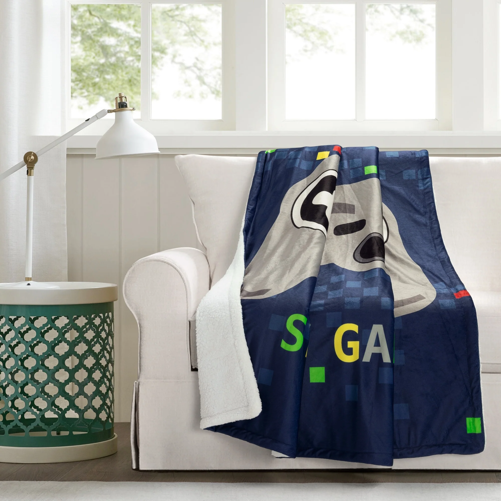 Lush Decor Video Games Sherpa Throw Single