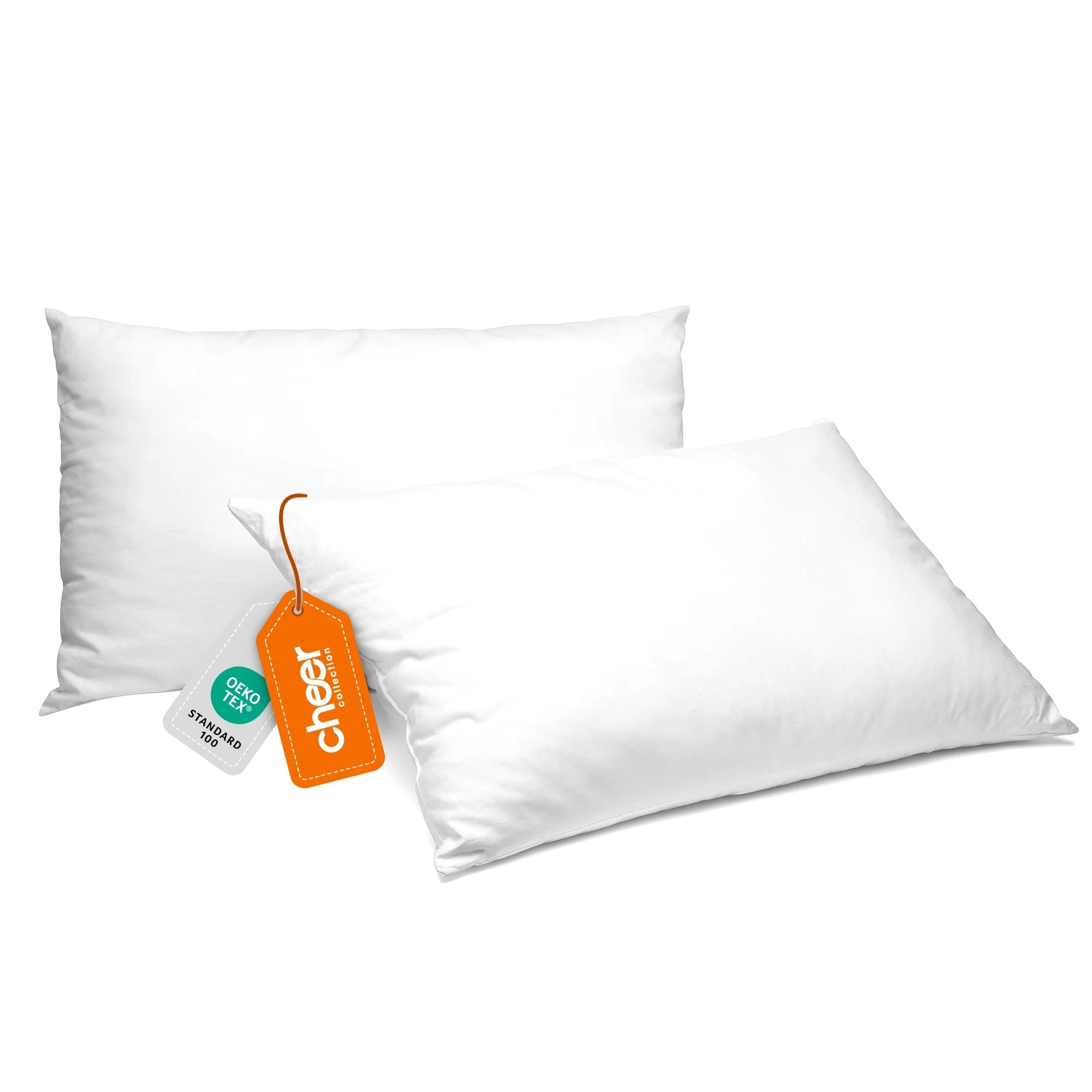 Cheer Collection Set of 2 Soft and Plush Throw Pillows