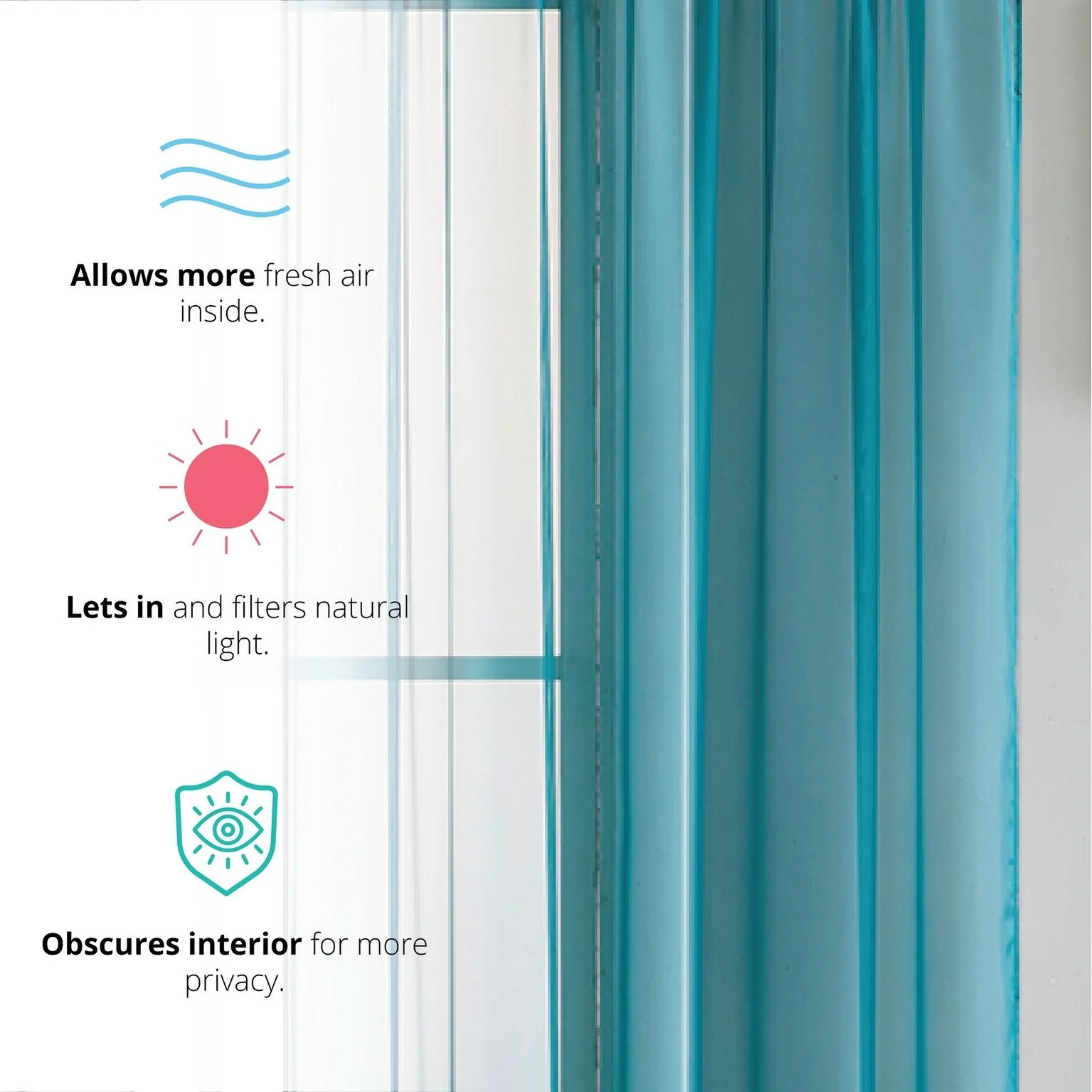 HLC.me Geneva Sheer Voile Window Treatment Rod Pocket Curtain Panels Bedroom and Living Room (Set of 4)