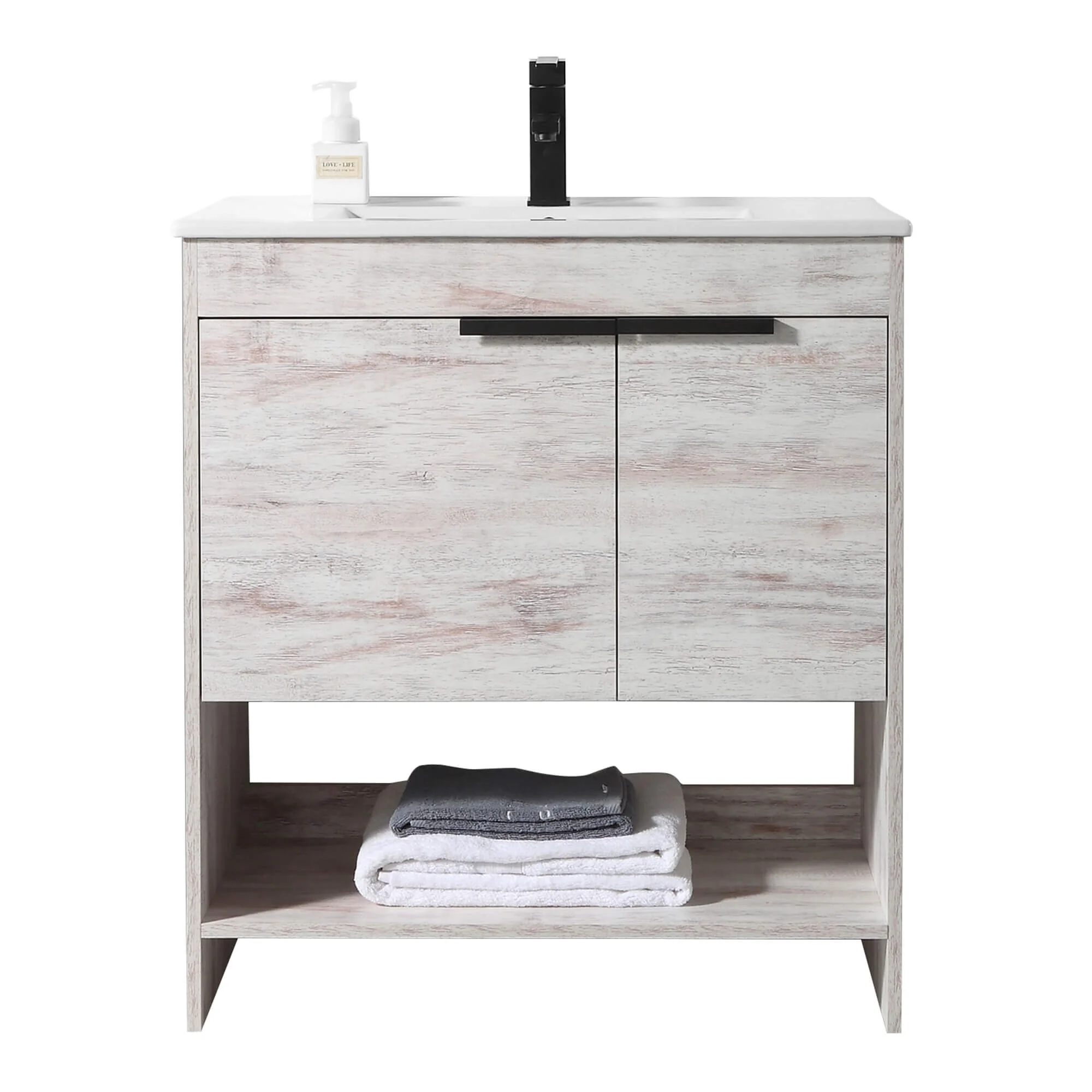 Fine Fixtures Phoenix Bathroom Vanity with Sink - Full Assembly Required