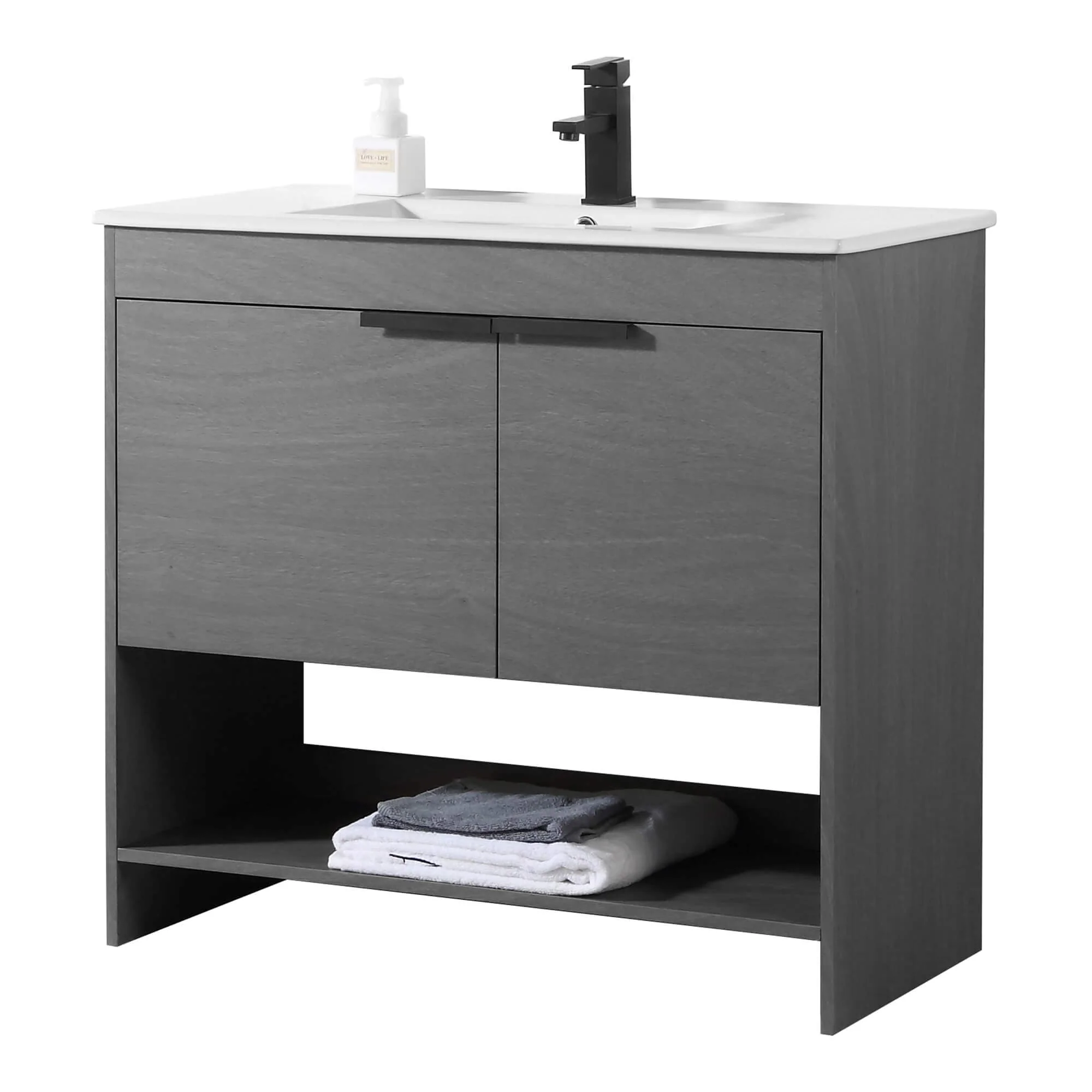 Fine Fixtures Phoenix Bathroom Vanity with Sink - Full Assembly Required