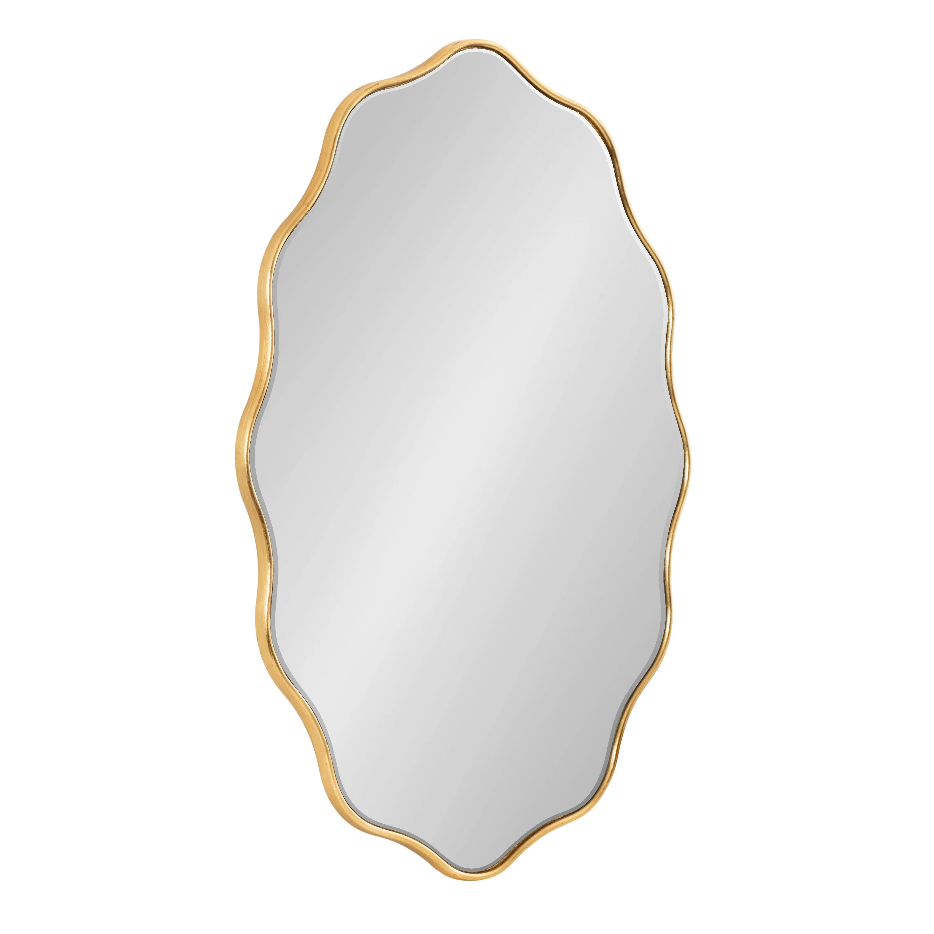 Kate and Laurel Viona Oval Scalloped Mirror