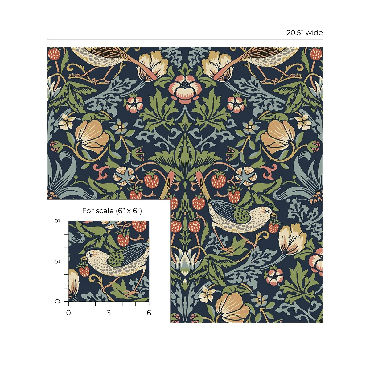 NextWall Aves Garden Peel and Stick Wallpaper