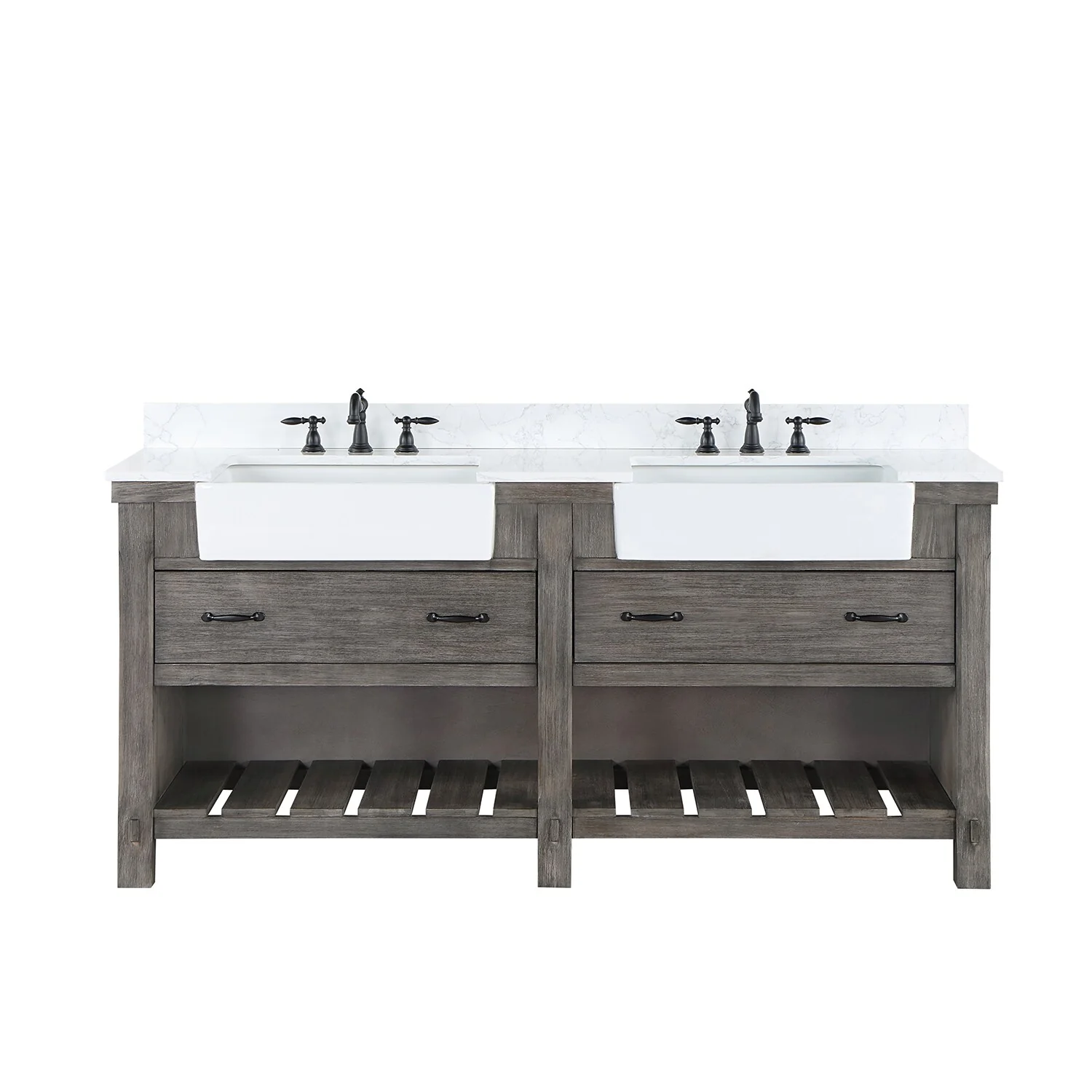 Villareal Bath Vanity with Composite Stone Top without Mirror