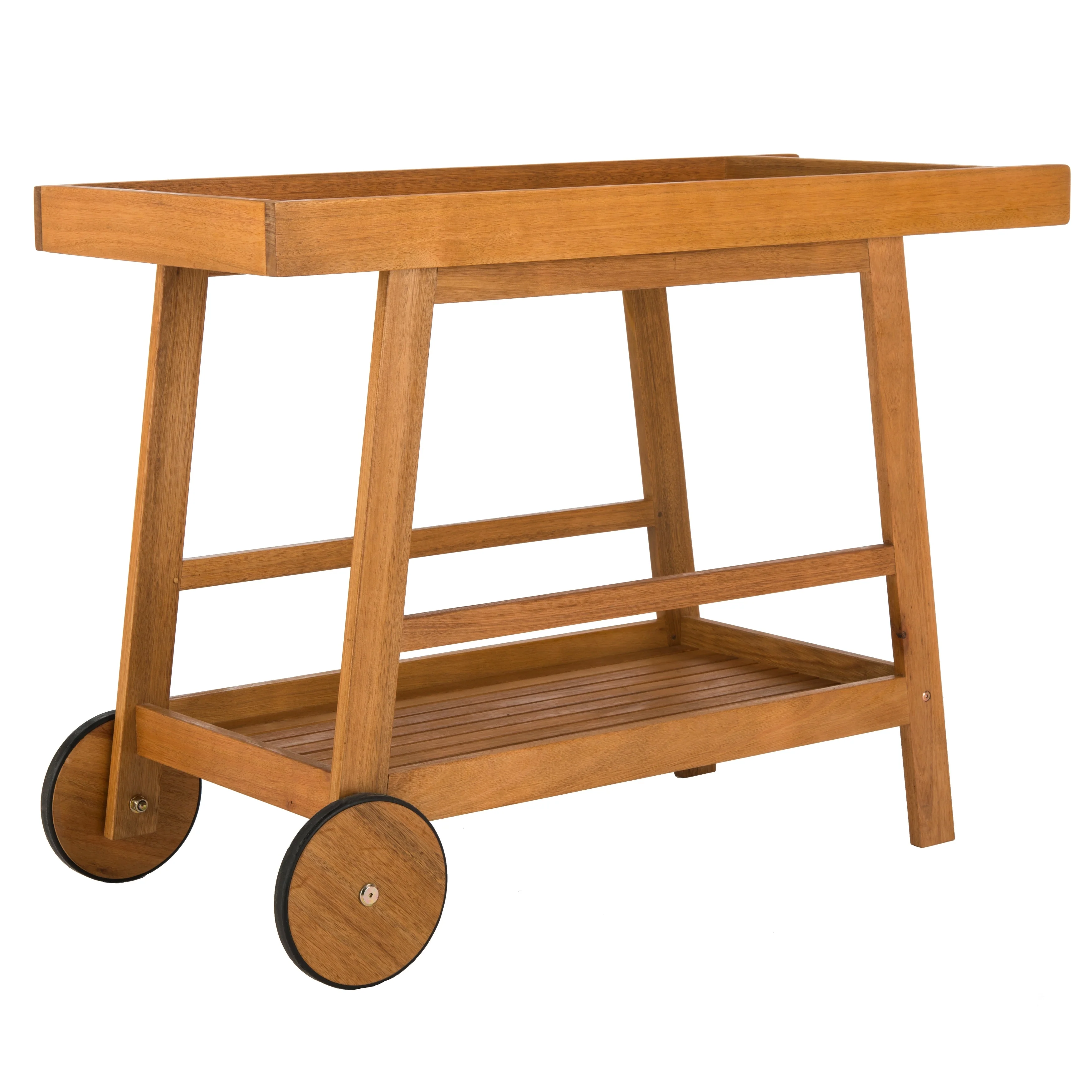SAFAVIEH Outdoor Hayleigh Bar Cart - 48Wx20Dx32H